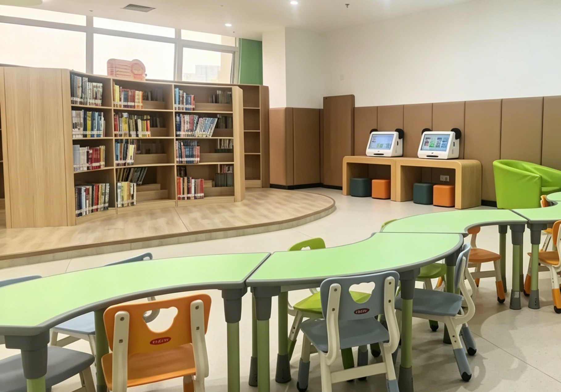 科技赋能阅读服务|厦门市海沧区图书馆引入乐读派少儿数字绘本机